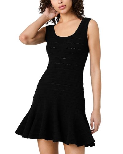 French Connection French Connection Cecilia Pointelle Flare Mini Dress