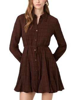French Connection French Connection Chiffon Textured Tie Waist Dress