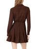 French Connection French Connection Chiffon Textured Tie Waist Dress - 4