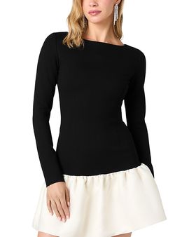 French Connection French Connection Cleo Ponte Combo Mini Dress