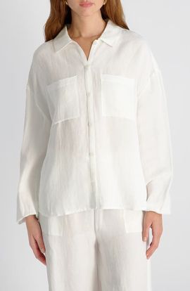 French Connection French Connection Cooper Blouson Sleeve Button-Up Shirt