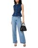 French Connection French Connection Delancey Denim Peplum Top - 2