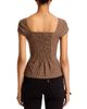 French Connection French Connection Diana Textured Square Neck Top - 3
