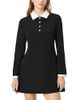 French Connection French Connection Echo Crepe Long Sleeve Mini Dress - 1