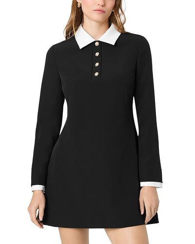 French Connection French Connection Echo Crepe Long Sleeve Mini Dress