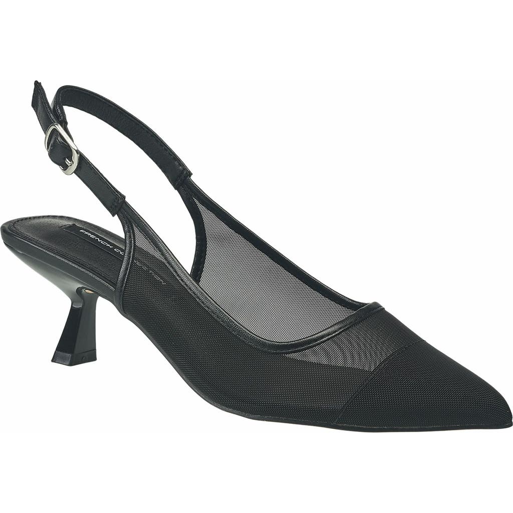 French Connection French Connection Elea Mesh and Stone Slingback Heel