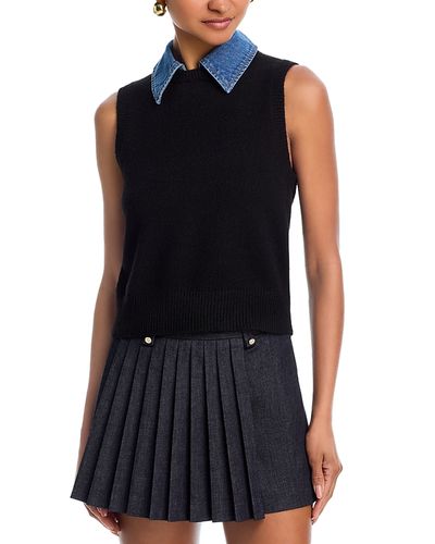 French Connection French Connection Ellie Knit Collar Vest