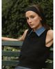 French Connection French Connection Ellie Knit Collar Vest - 4