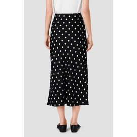 French Connection French Connection Ennis Polka Dot Satin Midi Skirt