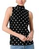 French Connection French Connection Ennis Polka Dot Sleeveless Bow Top - 1