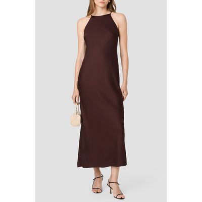 French Connection French Connection Ennis Satin Midi Slipdress