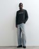 French Connection French Connection 'FCUK jeans' text logo long sleeve t-shirt in charcoal-Gray - 2