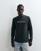 French Connection French Connection 'FCUK jeans' text logo long sleeve t-shirt in charcoal-Gray - 3