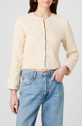 French Connection French Connection Geo Lace Woven Cardigan