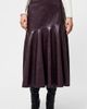 French Connection French Connection Kayleigh Pleated Faux Leather Midi Skirt - 1