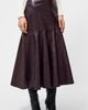 French Connection French Connection Kayleigh Pleated Faux Leather Midi Skirt - 3