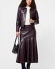 French Connection French Connection Kayleigh Pleated Faux Leather Midi Skirt - 4
