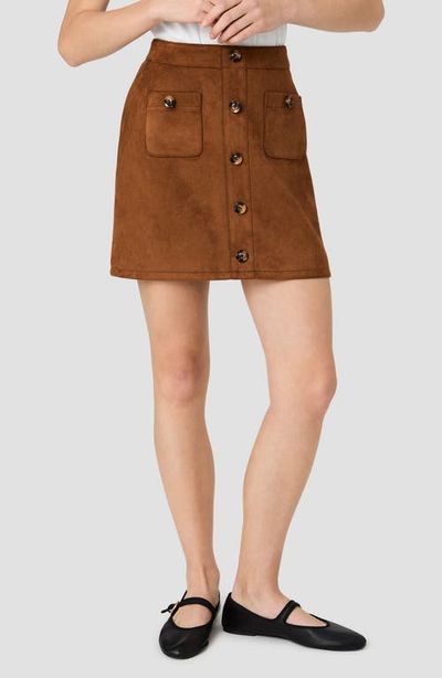 French Connection French Connection Laney Faux Suede Miniskirt