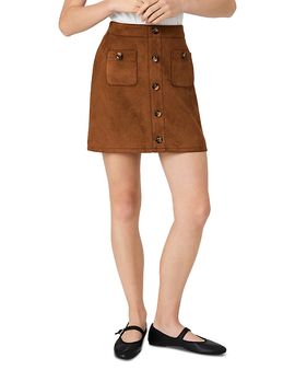 French Connection French Connection Laney Faux Suede Skirt