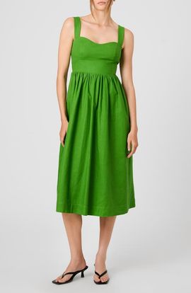 French Connection French Connection Linen Blend Midi Dress