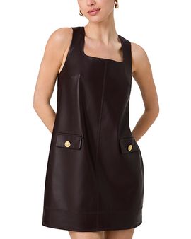 French Connection French Connection Madeline Faux Leather Dress