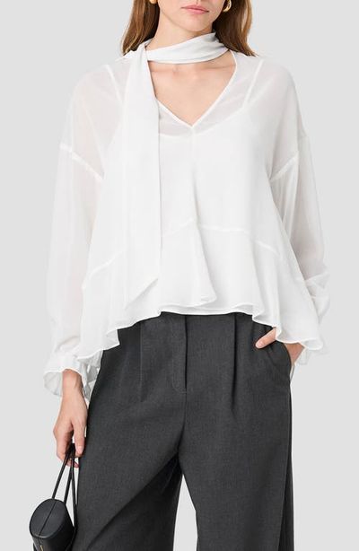 French Connection French Connection Marina Chiffon Long Sleeve Top