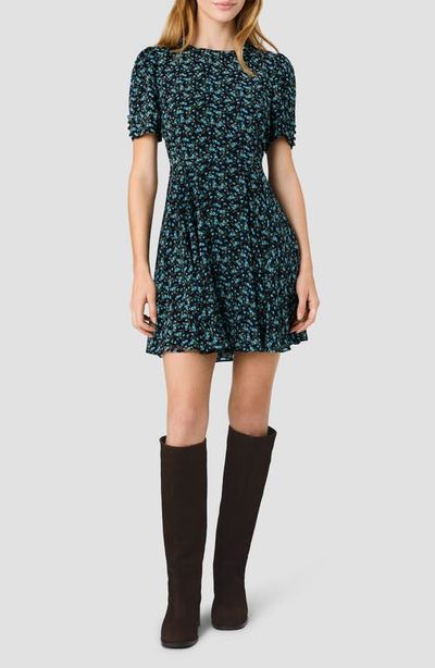 French Connection French Connection Marina Ditsy Floral Chiffon Minidress