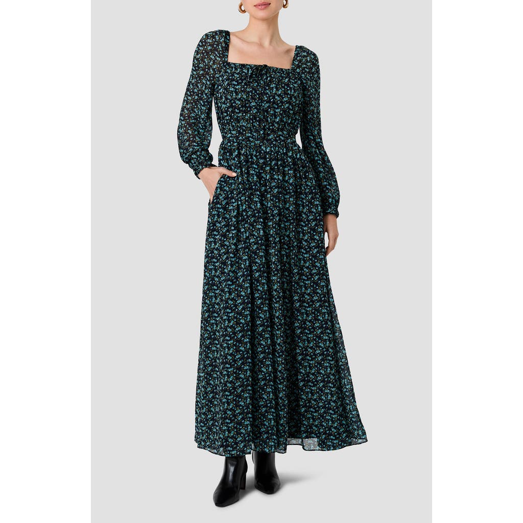 French Connection French Connection Marina Floral Chiffon Maxi Dress