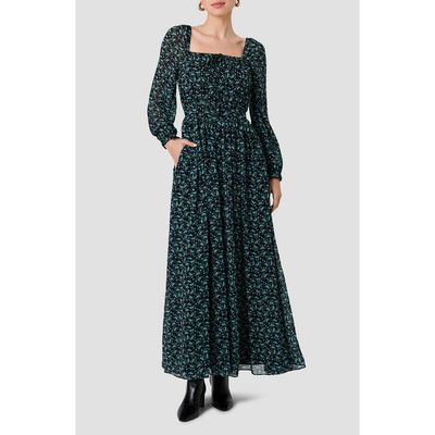 French Connection French Connection Marina Floral Chiffon Maxi Dress