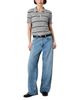 French Connection French Connection Mason Knit Varsity Stripe Polo Sweater - 6