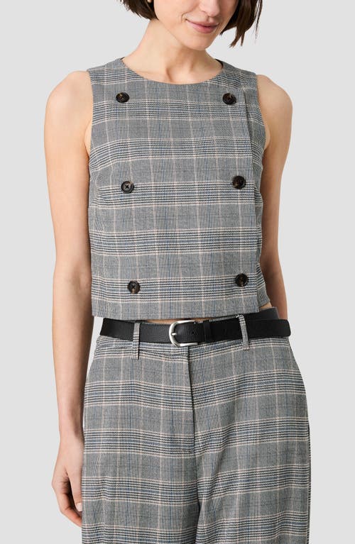 French Connection French Connection Matteo Plaid Double Breasted Sleeveless Top