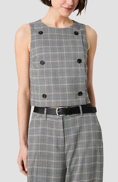 French Connection French Connection Matteo Plaid Double Breasted Sleeveless Top