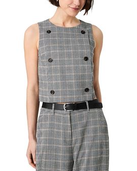 French Connection French Connection Matteo Plaid Double Breasted Top