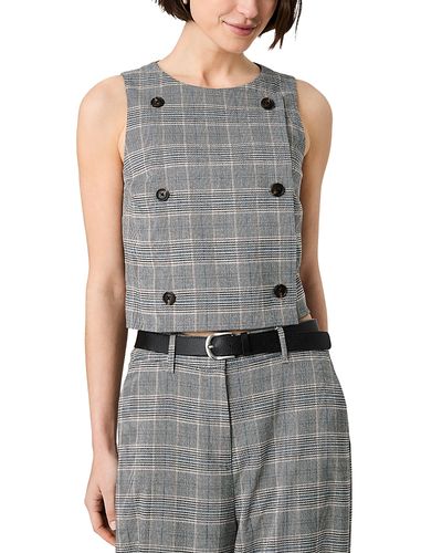 French Connection French Connection Matteo Plaid Double Breasted Top
