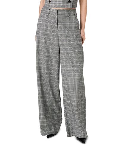French Connection French Connection Matteo Plaid Wide Leg Pants