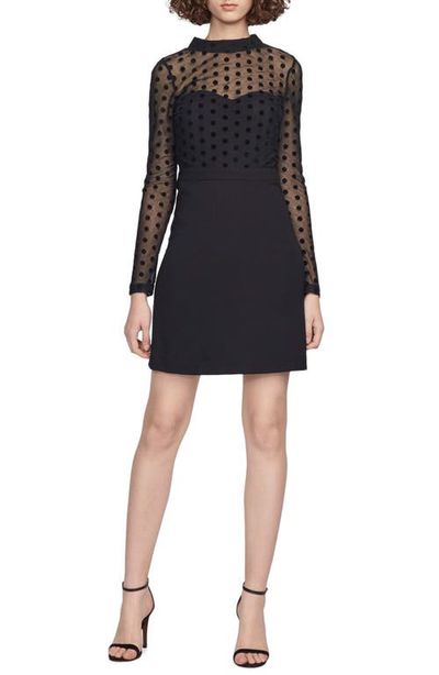 French Connection French Connection Mesh & Jersey Sheath Dress