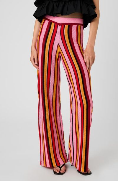 French Connection French Connection Motley Stripe Knit Flare Pants