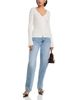 French Connection French Connection Mozart Heartleaf Crochet Knit Long Sleeve Flare Top - 2