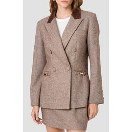 French Connection French Connection Naya Herringbone Contrast Blazer 