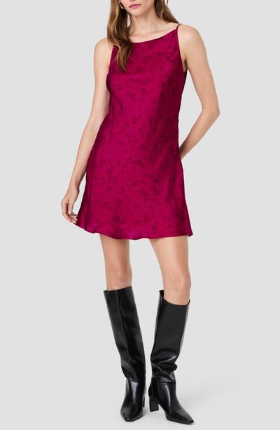 French Connection French Connection Oona Floral Print Satin Minidress