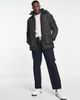 French Connection French Connection padded parka jacket with detachable hood in black - 1