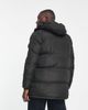 French Connection French Connection padded parka jacket with detachable hood in black - 2