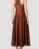 French Connection French Connection Pleated Sleeveless Satin Maxi Dress - 2