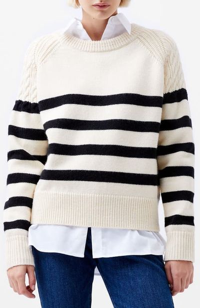 French Connection French Connection Quinley Stripe Crewneck Sweater