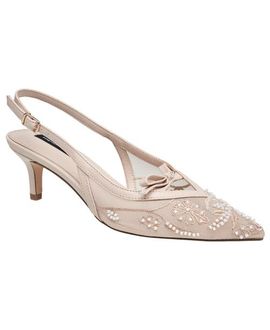 French Connection French Connection Quinny Embroidered Bead Heel