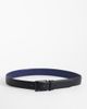 French Connection French Connection reversible leather 2 belt in black & navy - 1