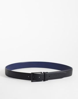 French Connection French Connection reversible leather 2 belt in black & navy