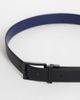 French Connection French Connection reversible leather 2 belt in black & navy - 2