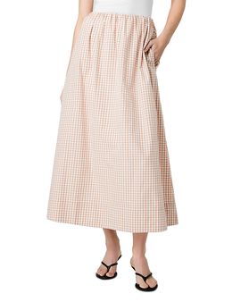 French Connection French Connection Rhodes Ruched Waist Midi Skirt