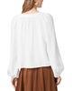 French Connection French Connection Round Neck Button Front Blouse - 3